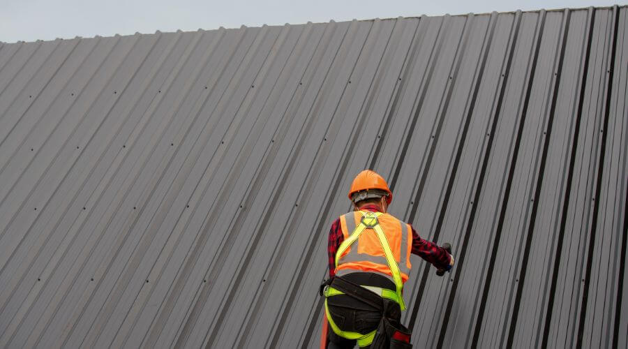 Professional metal roof installation services in Saint John, WA